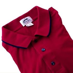Slazenger Men's Solid Red Golf Polo XL